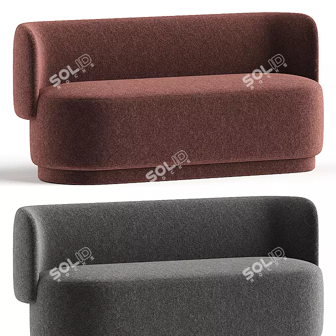 Modern Sofa TABLET 5252 Design 3D model image 1