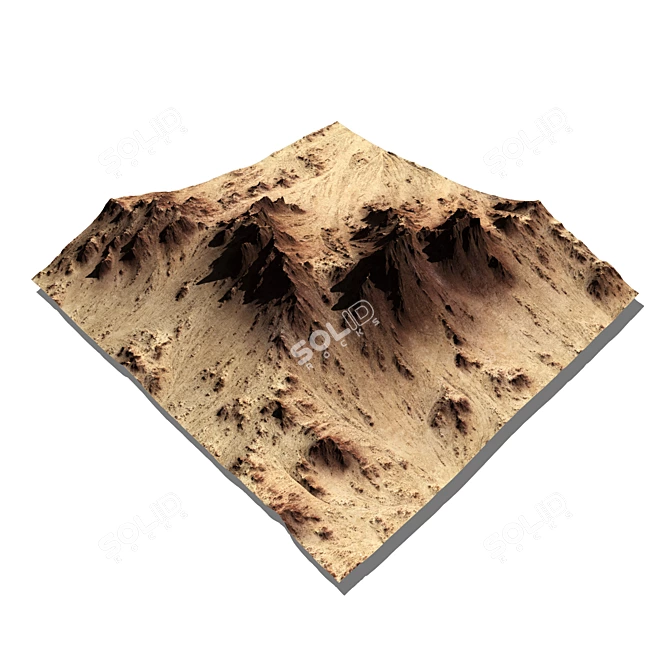 Desert Peaks 3D Model Texture 3D model image 1