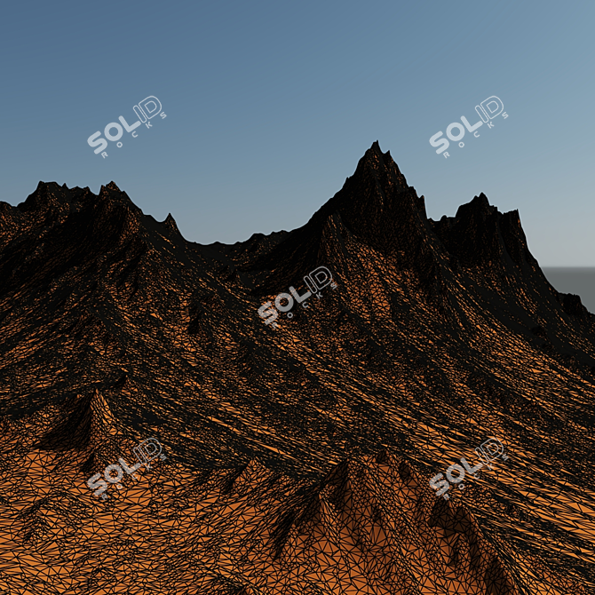 Desert Peaks 3D Model Texture 3D model image 6