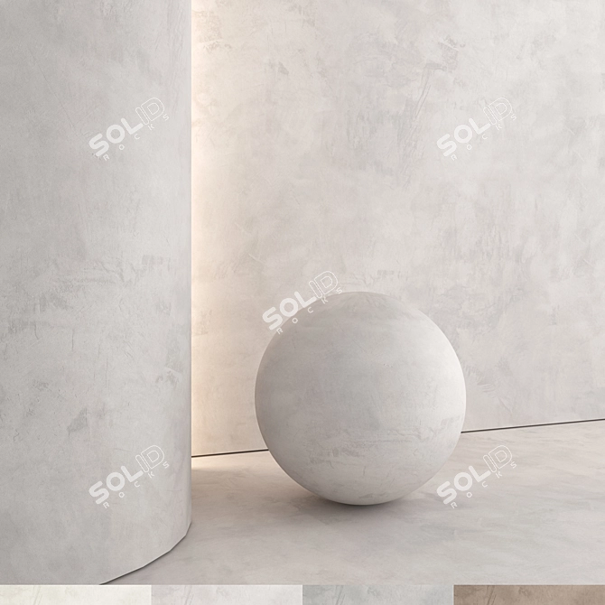 Luxury Decorative Plaster 3D Model 3D model image 1