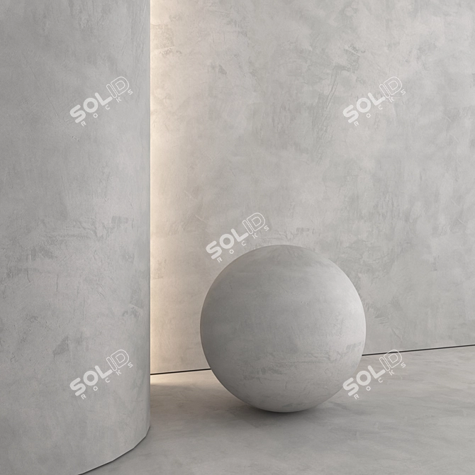 Luxury Decorative Plaster 3D Model 3D model image 3