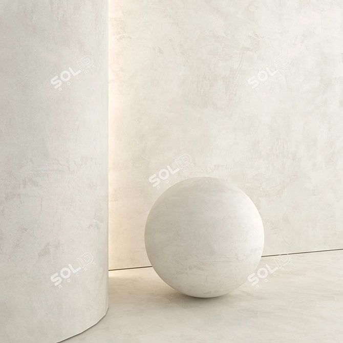 Luxury Decorative Plaster 3D Model 3D model image 4