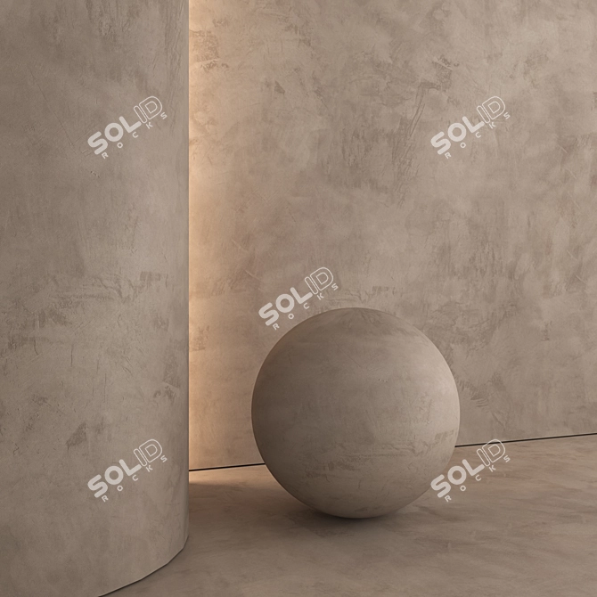 Luxury Decorative Plaster 3D Model 3D model image 5