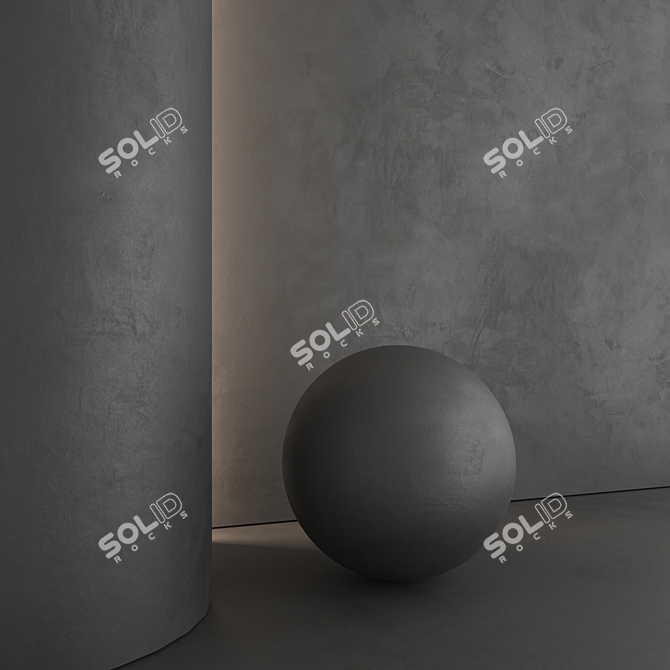 25-Trend Matte Plaster Set 3D model image 5