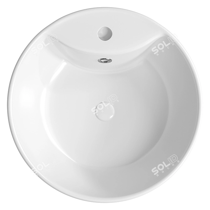 Modern White Abber Bequem Sink 3D model image 3