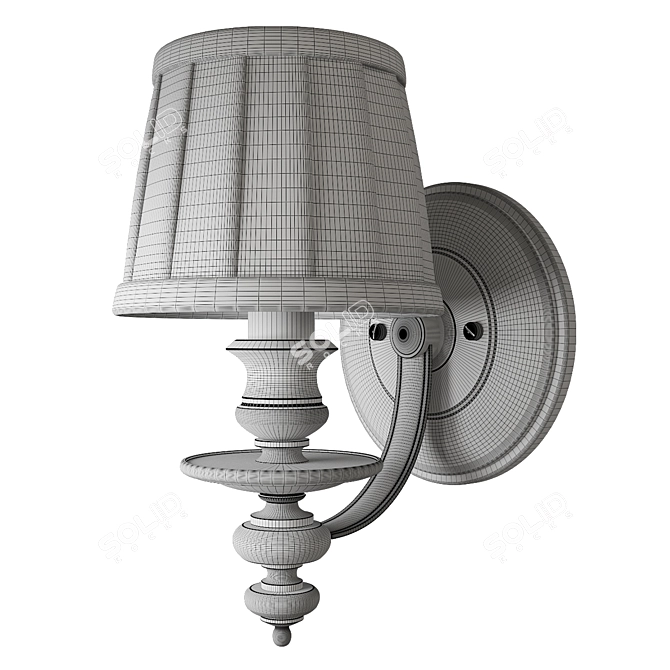 Luxury Wall Sconce by Hinkley 3D model image 2