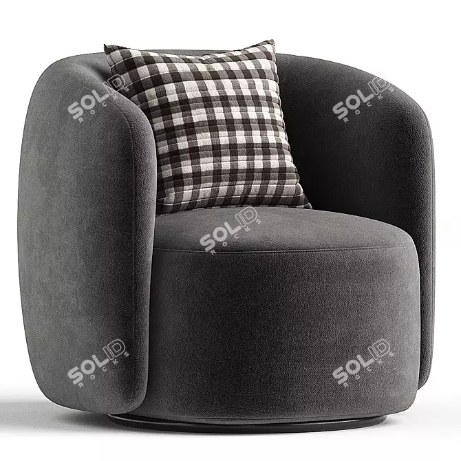 Manik Recliner Chair Divan.ru 3D model image 2