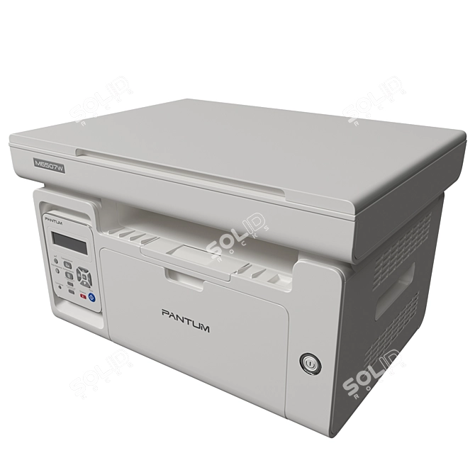 Compact Pantum M6507W Multifunction Printer 3D model image 3