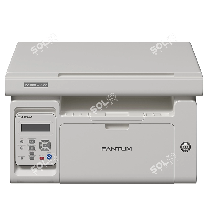 Compact Pantum M6507W Multifunction Printer 3D model image 6