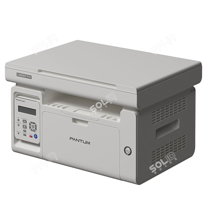 Compact Pantum M6507W Multifunction Printer 3D model image 7