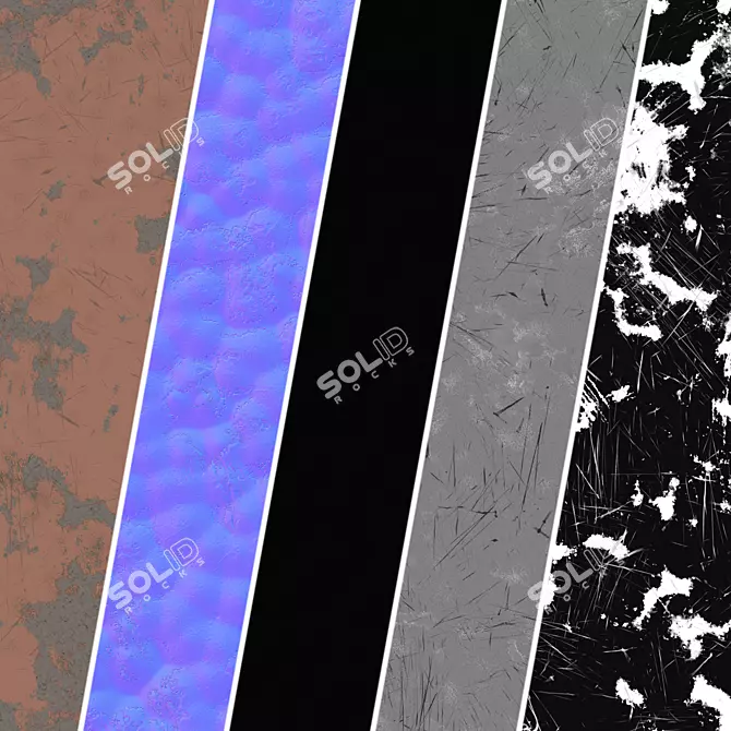 Metal Panel Texture 4k Seamless 3D model image 7