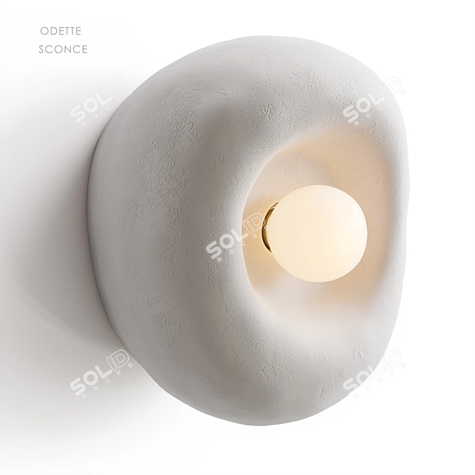 Odette Wall Sconce, Modern Design 3D model image 1