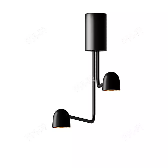 SPEERS ARM C: Modern Ceiling Light 3D model image 3