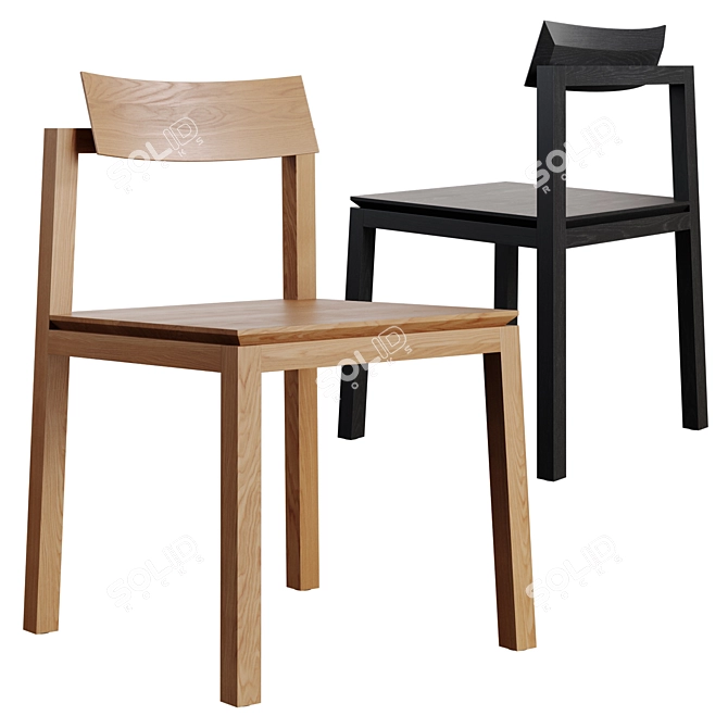 Modern Minimalist Humilis Chair 3D model image 2