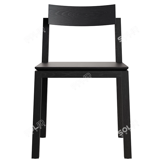 Modern Minimalist Humilis Chair 3D model image 4