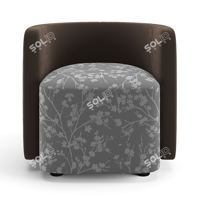 Luxury Living Roxanne Armchair 3D model image 2