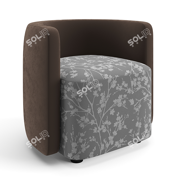 Luxury Living Roxanne Armchair 3D model image 3