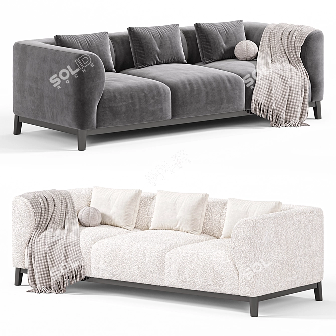 Eichholtz Corso Sofa 3D Model 3D model image 2