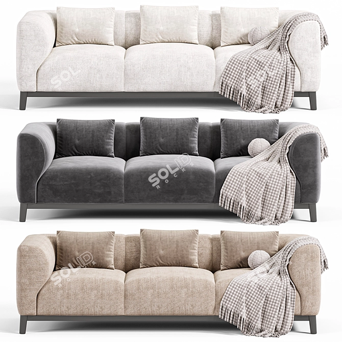 Eichholtz Corso Sofa 3D Model 3D model image 6