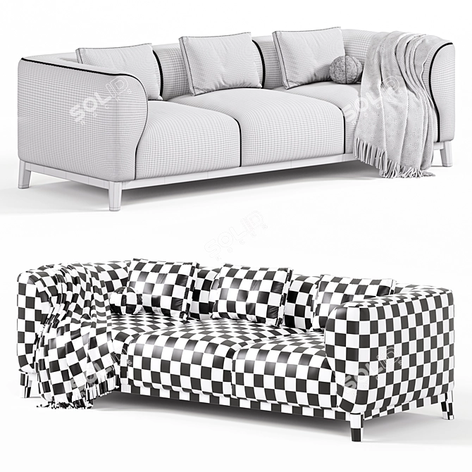 Eichholtz Corso Sofa 3D Model 3D model image 7