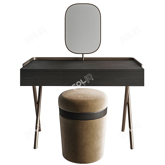 Elegance Personified: LUIS Dressing Table 3D model image 2