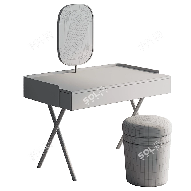 Elegance Personified: LUIS Dressing Table 3D model image 5