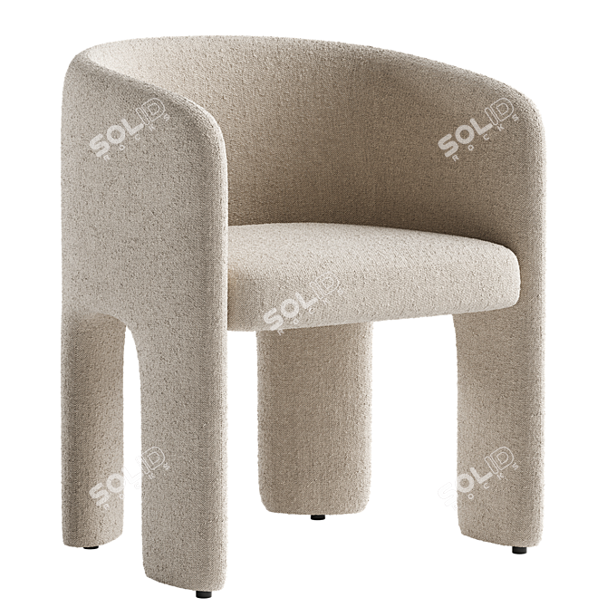 Modern Ditre Italia Cali Chair 3D model image 5