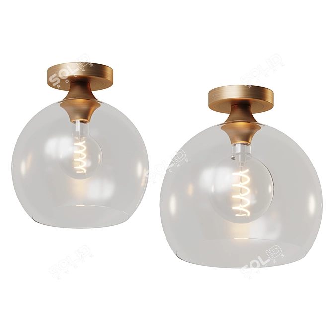 Elegant Castilla Lighting Collection 3D model image 2