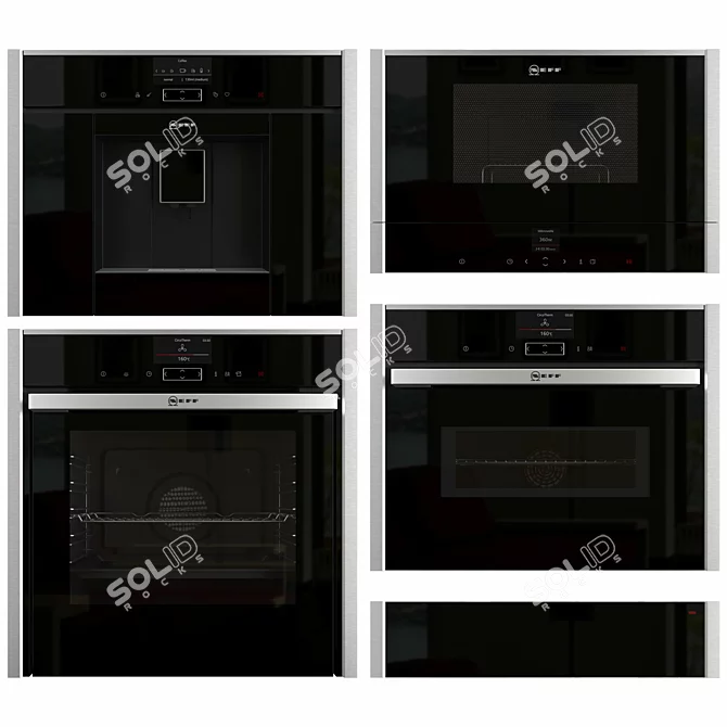 Neff Kitchen Appliance Collection 3D model image 1