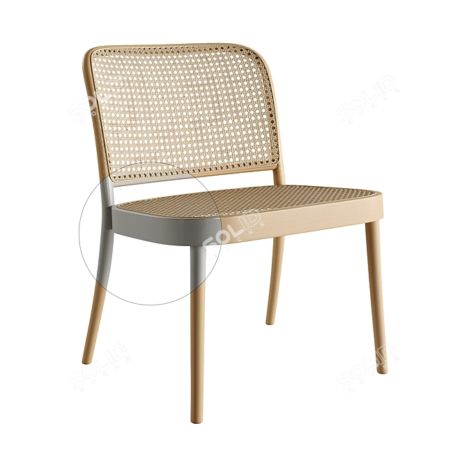 TON Lounge Armchair & Chair 3D model image 2