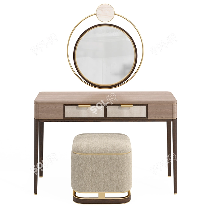 Sleek 2015 Mandalay Dresser 3D model image 2