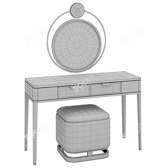 Sleek 2015 Mandalay Dresser 3D model image 6