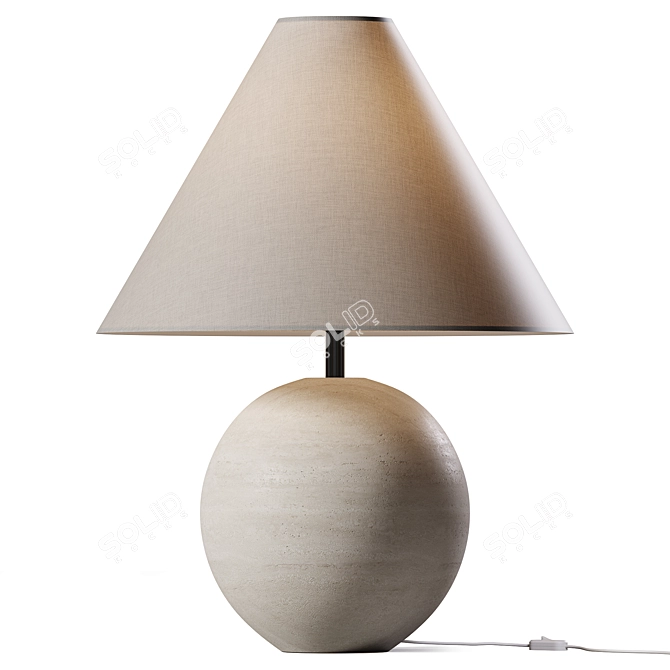 Modern Arrow Table Lamp 3D model image 1