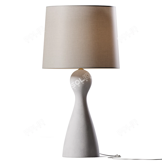 Elegant Constance Table Lamp 3D model image 1