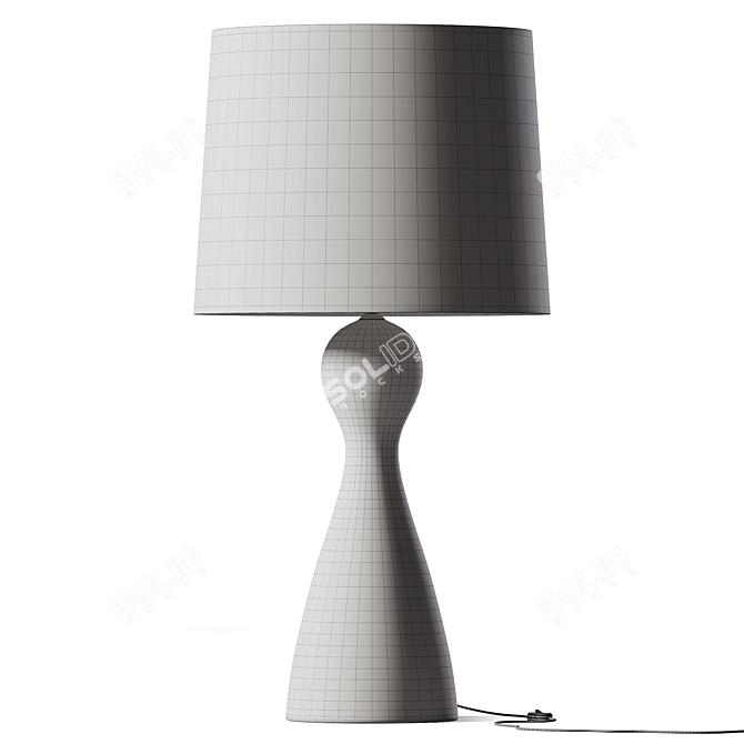 Elegant Constance Table Lamp 3D model image 2