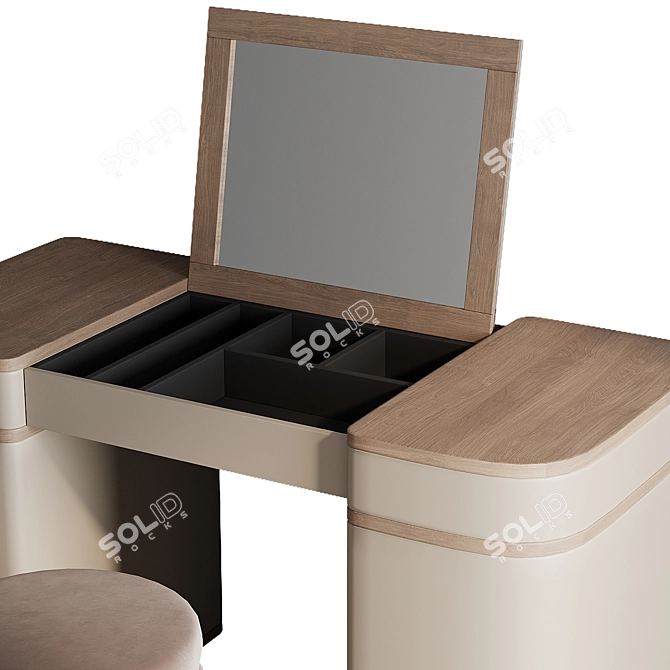 Luxury Vanity Table YAMA 3D model image 3