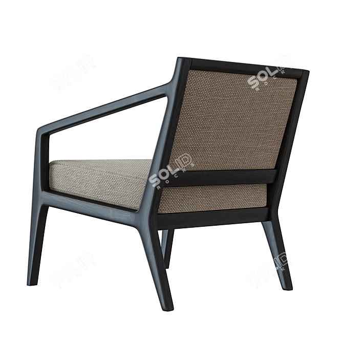 Modern Oslo Lounge Chair Design 3D model image 3