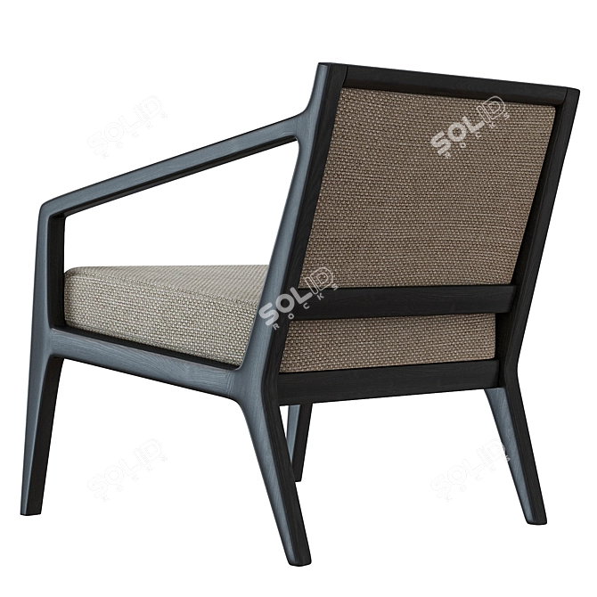 Modern Oslo Lounge Chair Design 3D model image 8