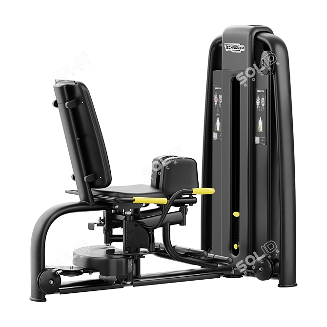 Technogym Selection 700 Ab-Abductor 3D model image 2