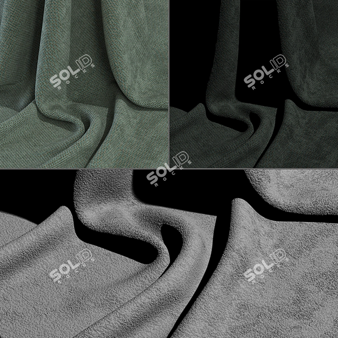 Textured Fabric Collection 3D Model 3D model image 3