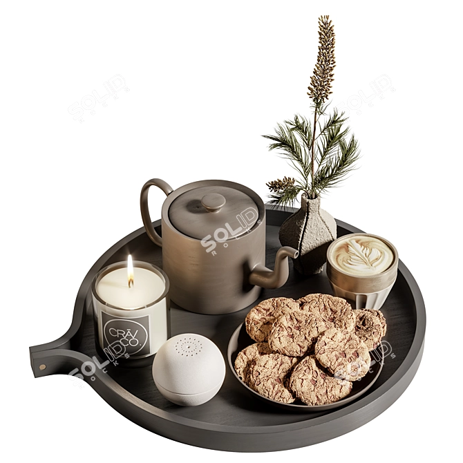 Elegant Decor Set for Rendering 3D model image 2