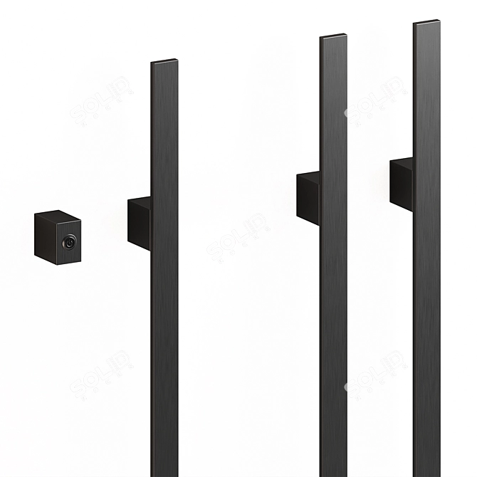 I Ching Towel Rails - Sleek Models 3D model image 3