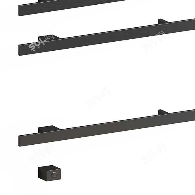 I Ching Towel Rails - Sleek Models 3D model image 4