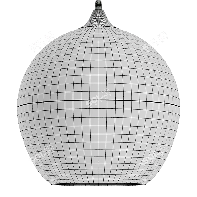 Nordic Glass Pendant Lamp 3D model image 3