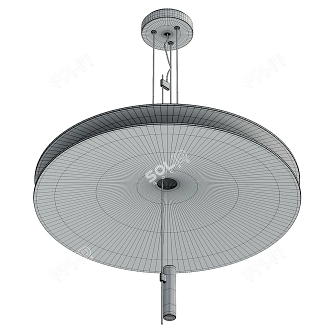 Vibia Flamingo UV-Mapped Pendant Lamp 3D model image 6