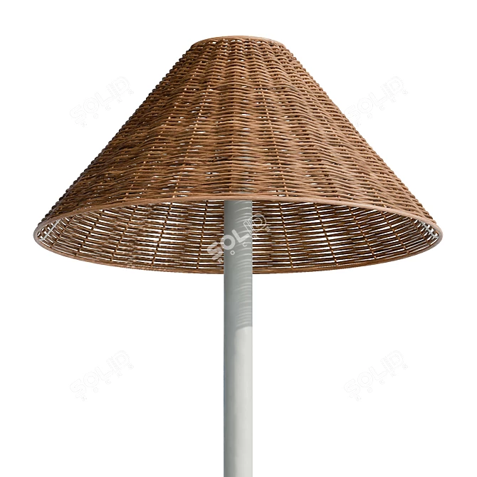 Renae UV-Unwrapped Floor Lamp 3D model image 5