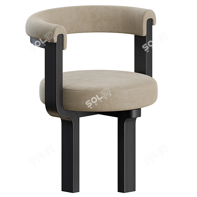 Elegant Kana Chair Design 3D model image 1