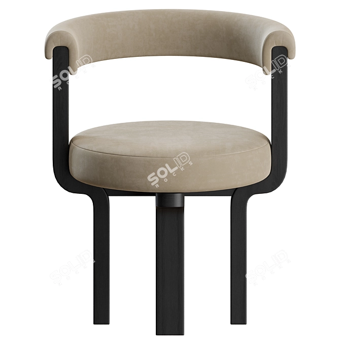 Elegant Kana Chair Design 3D model image 7