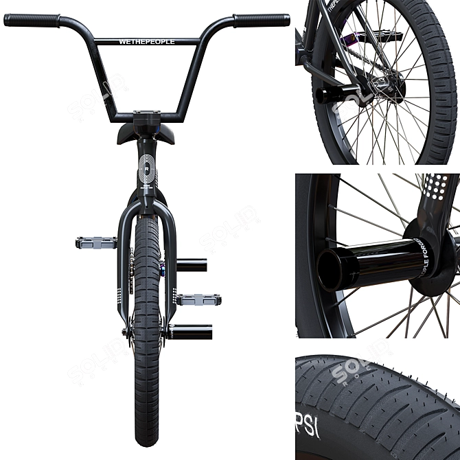 Stylish 2015 Reason Bikes Model 3D model image 3