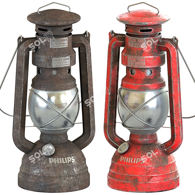 Glowing Dreams Lantern Set 3D model image 2